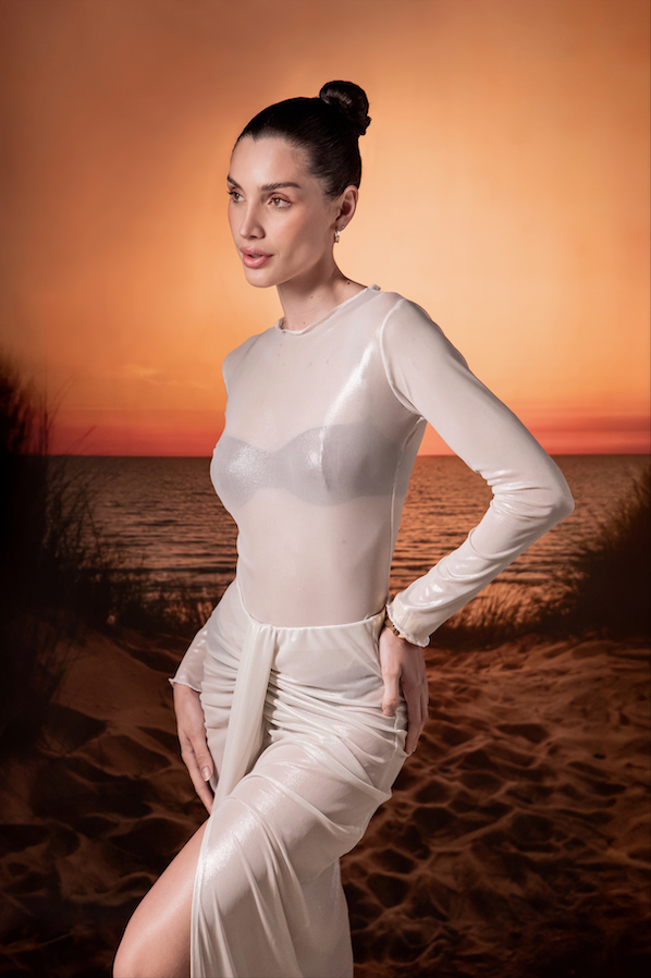 SET FRIDA WHITE SATIN