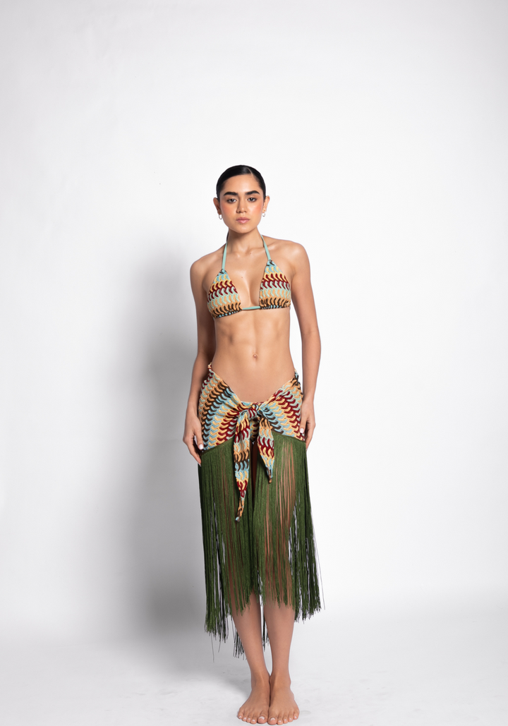 ELEONORA FRINGE SARONG
